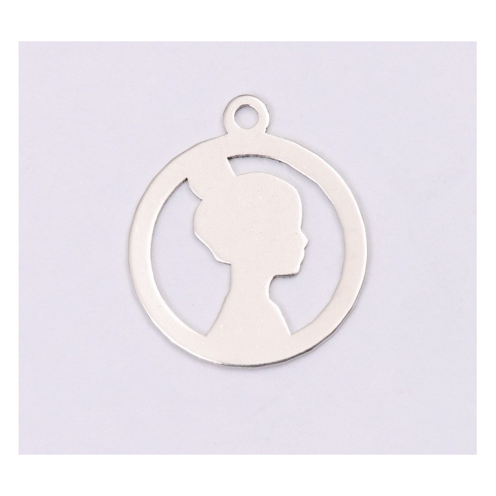 E1197-N-Charm Argint 925 Fecioara 13x15mm, 0.50mm