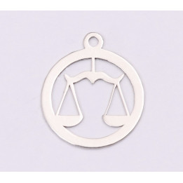 E1198-N-Charm Argint 925 Balanta 13x15mm, 0.50mm