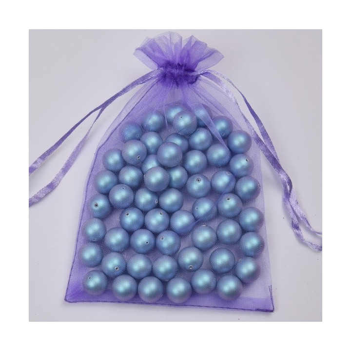 D010-Saculet din organza mov 10x12cm-1 buc
