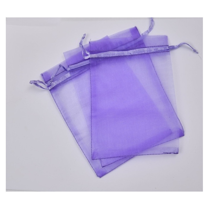 D010-Saculet din organza mov 10x12cm-1 buc
