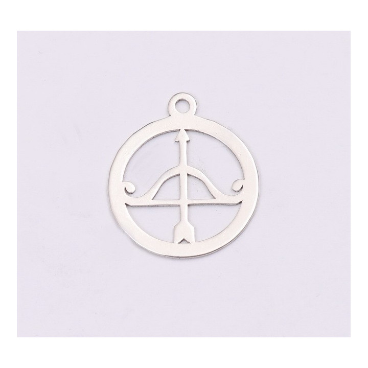 E1200-N-Charm Argint 925 Sagetator 13x15mm, 0.50mm