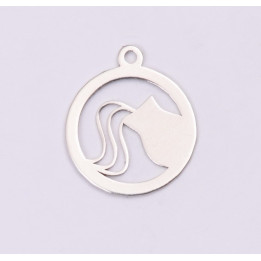 E1201-N-Charm Argint 925 Varsator 13x15mm, 0.50mm