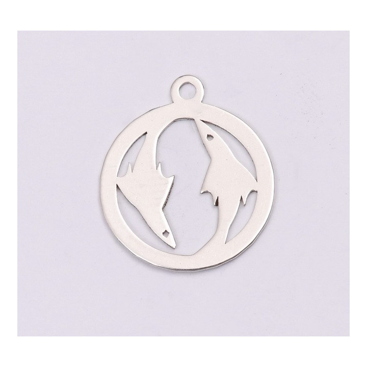 E1202-N-Charm Argint 925 Pesti 13x15mm, 0.50mm