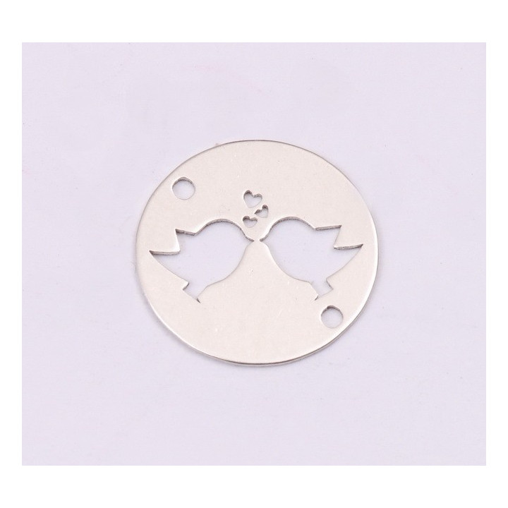 E1213-N-Link din argint model Pasarele 13mm 0.33mm - 1 buc