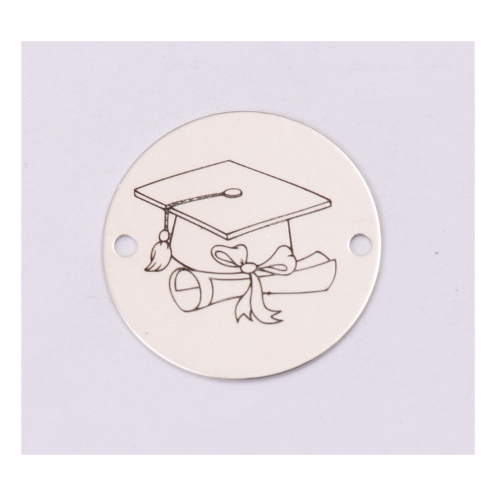 E1214-GS-Link din argint Graduation 16.5mm 0.33mm