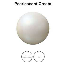 0012-Preciosa Pearl Nacre Round Red Pearl Effect 12mm