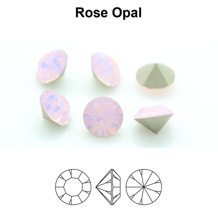 P4217-Cristal Preciosa, MC Chaton Maxima Rose Opal SS 39 8mm - 1 buc