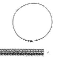 G0567-Baza bratara charm-uri pandora 19cm - bijuterii personalizate din argint | simoshop