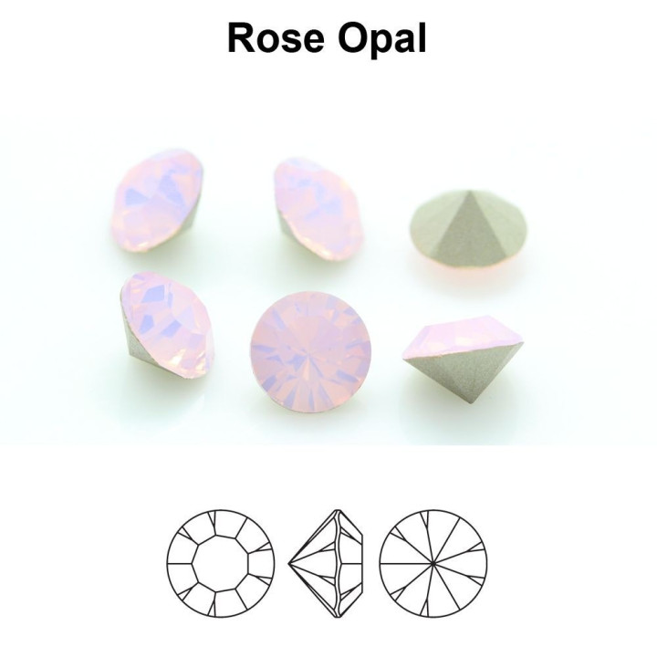 0469-Cristal Preciosa, MC Chaton Maxima Rose Opal PP9 1.5mm - 50 buc