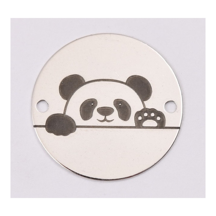 E1251-GS-Link Argint 925 Urs panda 16.5mm, 0.33mm - 1 buc