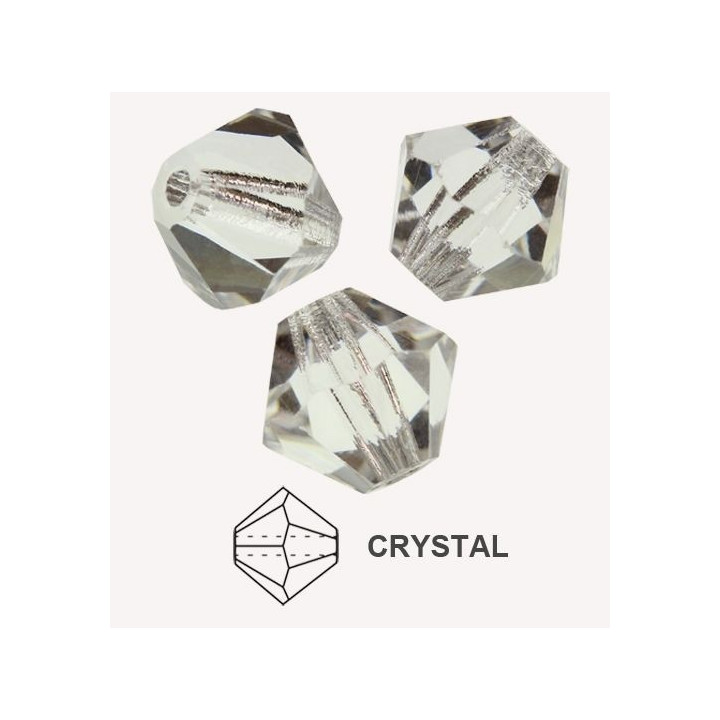 0698-Cristal Preciosa, MC Rondelle Bead Crystal 5mm - 1 BUC