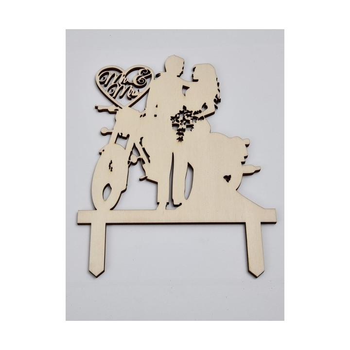 L283-Cake topper "Miri" model 2 15x20cm  1buc