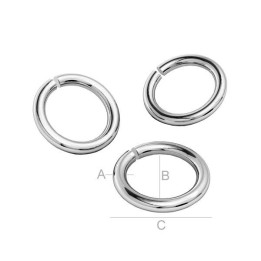 G0616-Zale simple argint 925 1.0x4.75mm sirma tare 1 buc - bijuterii personalizate din argint | simoshop