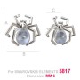 G0631-Tija paianjen perle gaurite pe jumatate 5817 de 6mm - bijuterii personalizate din argint | simoshop
