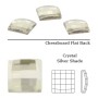P2198-Swarovski Elements 2493 Chessboard Crystal Silver Shade HF 10mm - bijuterii personalizate din argint | simoshop