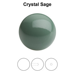 0284-Round Pearl Maxima 1/2H Sage 10mm