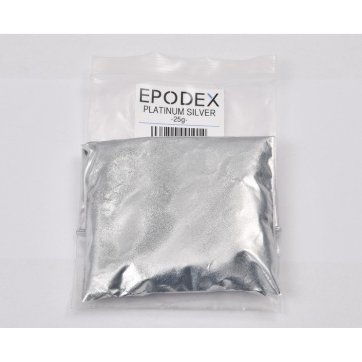 EPO11 - Pigment pudra pentru rasina, argintiu 25gr - 1 buc