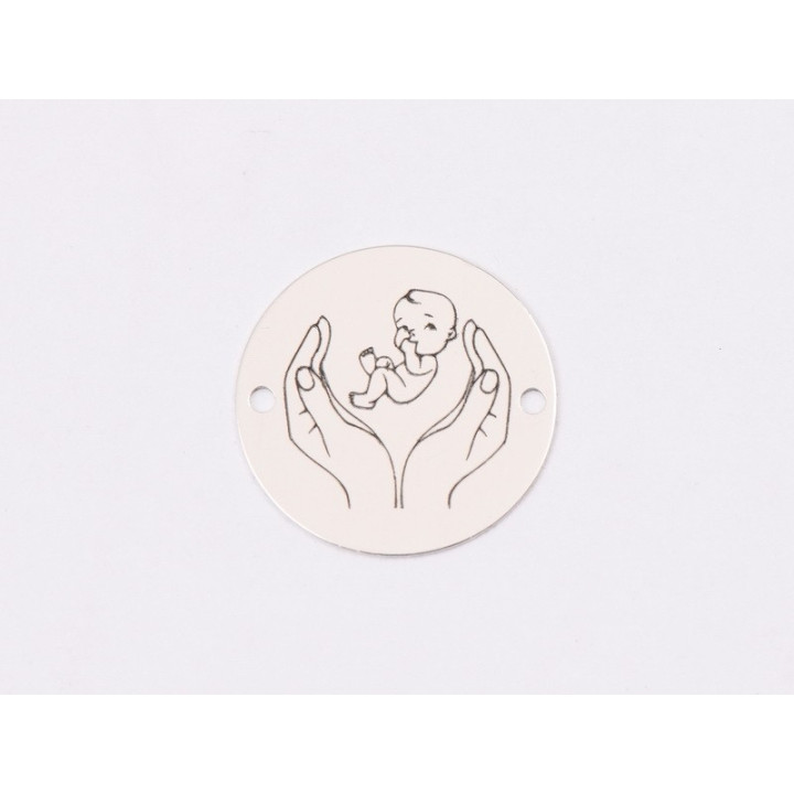 E1273-GS-Link argint 925 Holding baby 16.5mm 1 buc