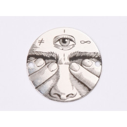 E1313 GS Link rotund argint 925 Eyes Wide Shut 16.5mm 1 buc