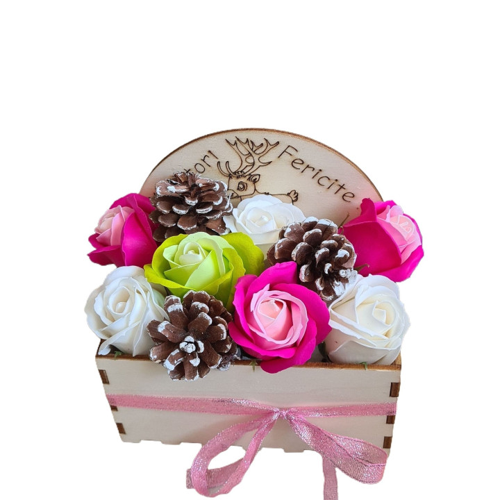 L353 Plic pentru flori pom de craciun V1 16x10x8 cm