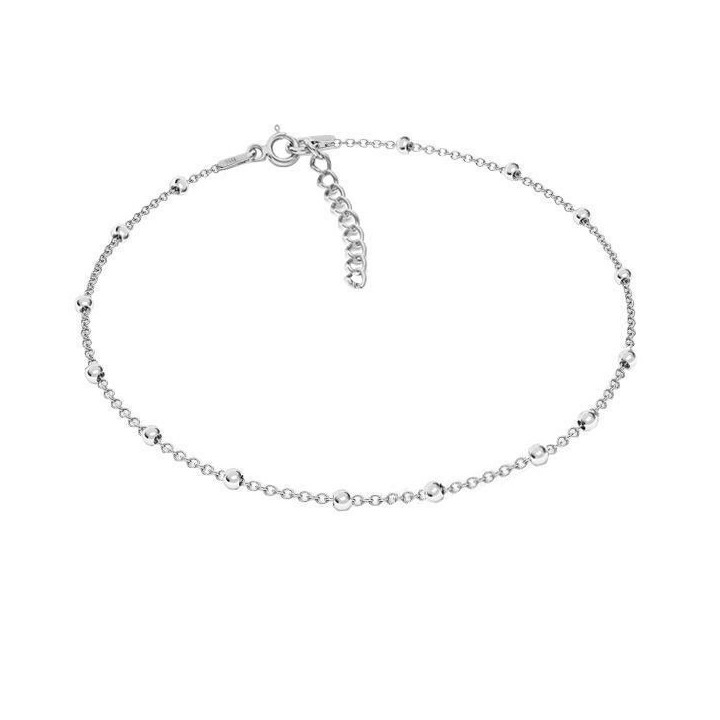 G0710-Bratara argint cu bilute 925 1.20mmx25 + 4cm-1buc