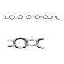 G1031-Lantisor zale rotunde 2.5mm x 0.5mm PRET 10 CM - bijuterii personalizate din argint | simoshop