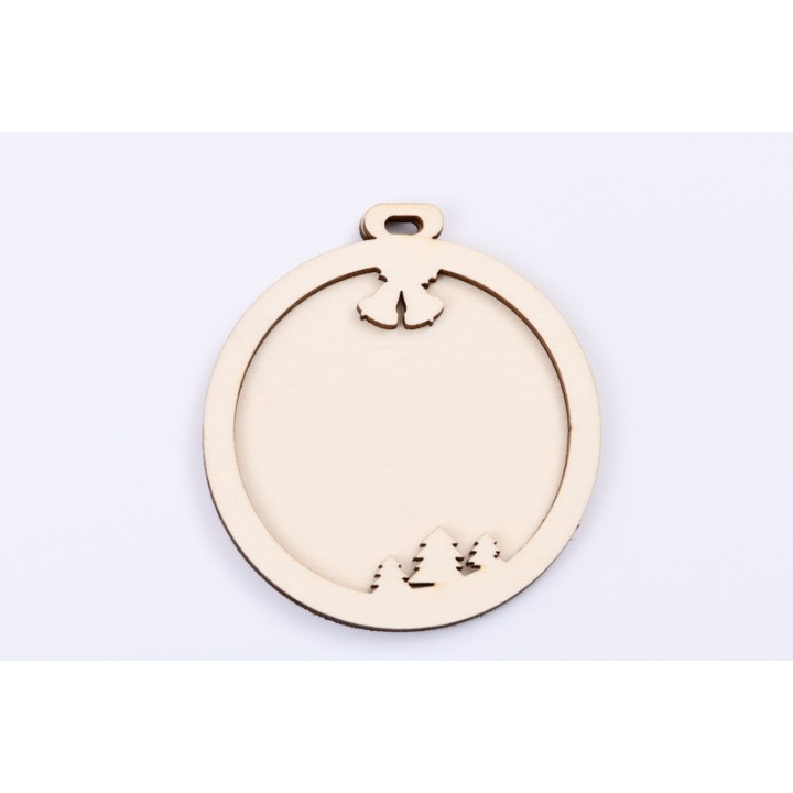 L377-Decoratiune glob personalizabil cu foto 10x9 cm  1buc