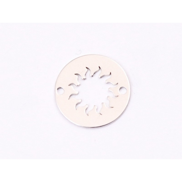 E1338-N-Link banut din argint Soare, 12mm 0.33mm - 1 buc