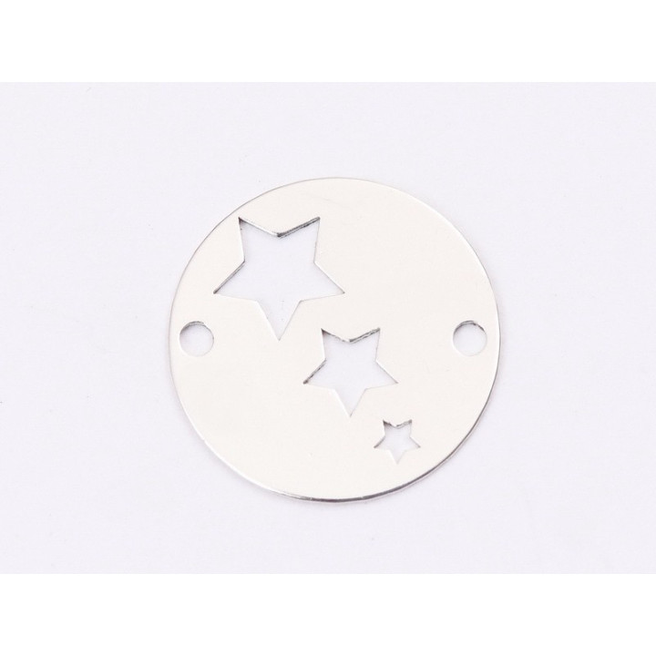 E1339-N-Link banut din argint "Stelute", 12mm 0.33mm