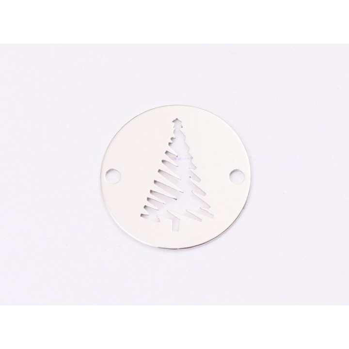 E1342-N-Link banut din argint Brad stilizat, 12mm 0.33mm