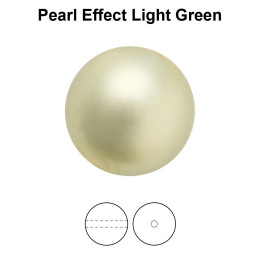0087-Preciosa Nacre Pearl Round Maxima Light Green Pearl Effect 6mm