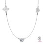 G1024-Baza colier pentru 3 charm-uri lungime 45cm - bijuterii personalizate din argint | simoshop