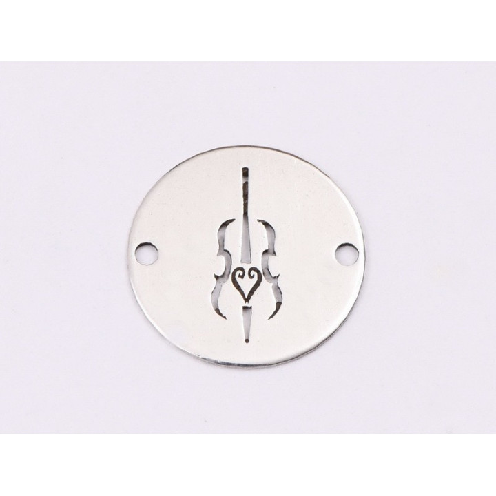 E1374-N-Link banut din argint Contrabass, 12mm 0.4mm - 1 buc