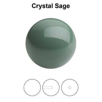 0118-Preciosa Round Pearl Maxima 1H Sage 10mm - 1 buc