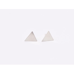 E1388 N Cercel  triunghi din argint 925 10x9.7x0.5mm