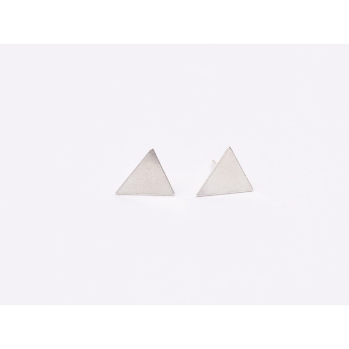 E1388 N Cercel  triunghi din argint 925 10x9.7x0.5mm
