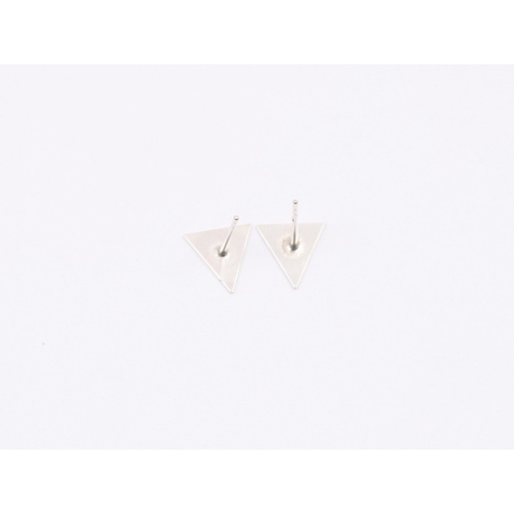 E1388 N Cercel  triunghi din argint 925 10x9.7x0.5mm