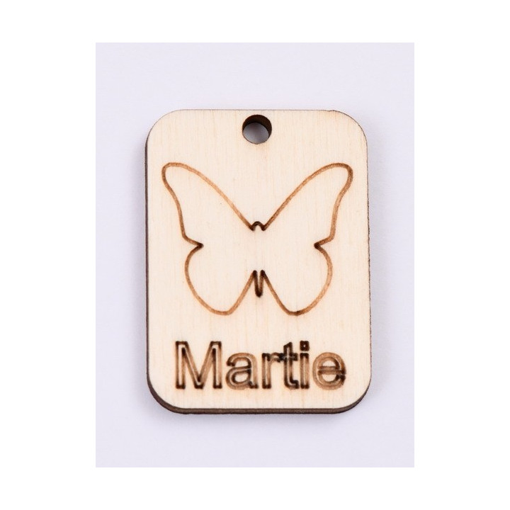 L414-Decupaj lemn 4*3cm Fluturas -1 buc