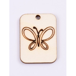 L427-Decupaj lemn 4*3cm Fluturas  -1 buc