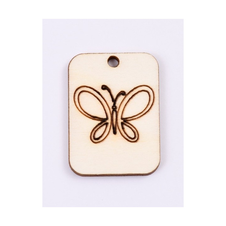 L427-Decupaj lemn 4*3cm Fluturas  -1 buc