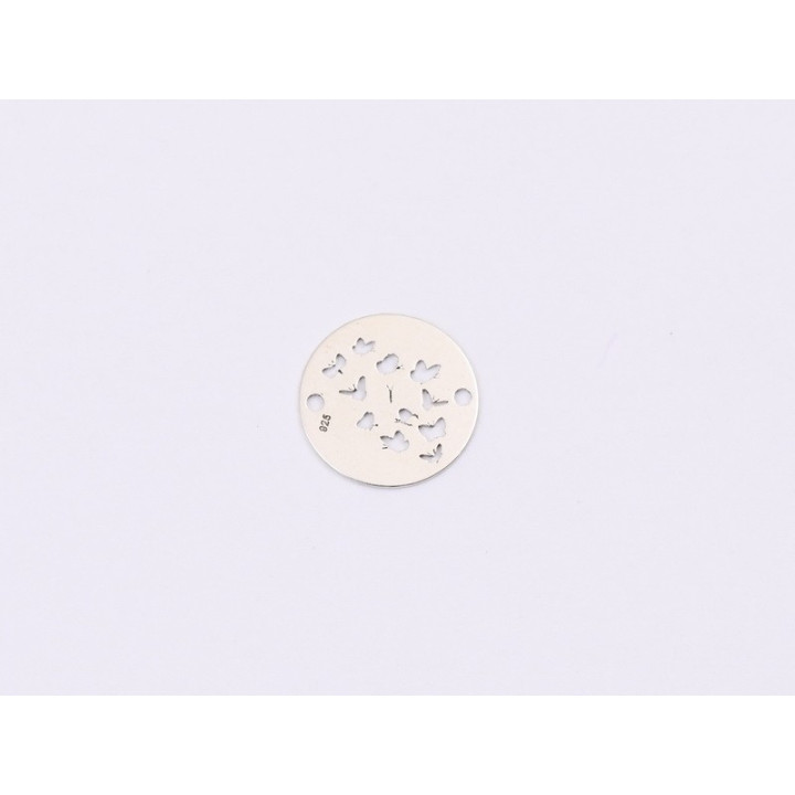 E1397-N-Link banut din argint fluturasi, 12mm 0.4mm - 1 buc