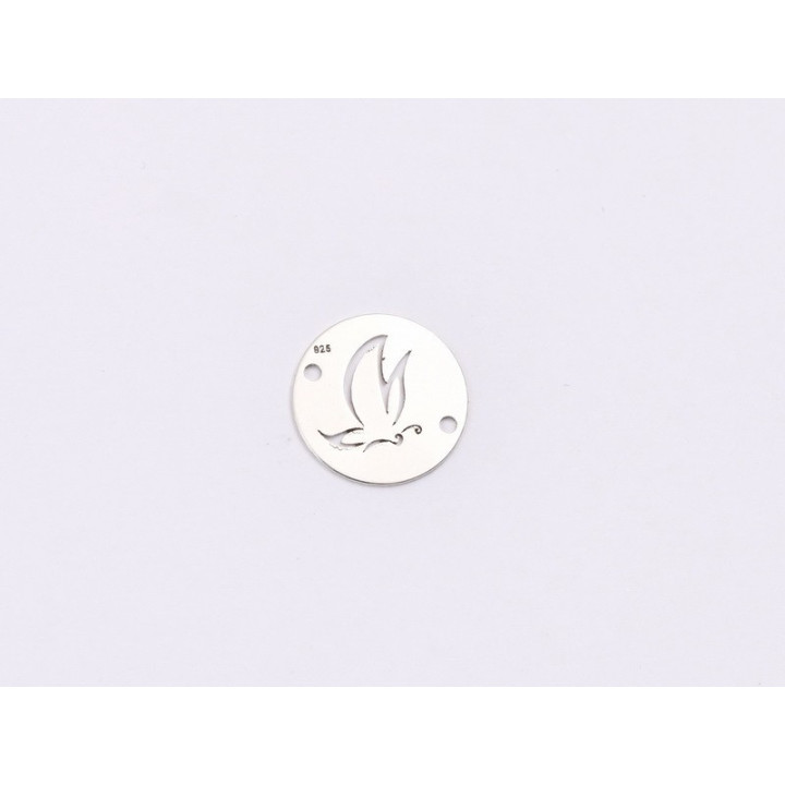 E1398-N-Link banut din argint fluturas stilizat, 12mm 0.4mm - 1 buc
