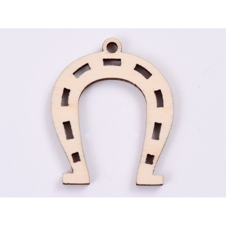L436-Decupaj lemn 3.5*3cm Potcoava  -1 buc