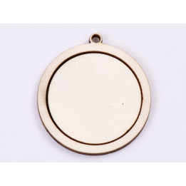 L438-Decupaj lemn 4.5*4cm tip gherghef  -1 buc