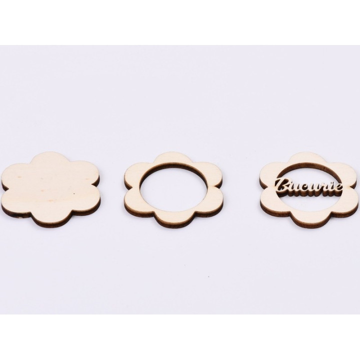L443-Blank 3 straturi pentru licheni 5*5cm Bucurie   -1 buc