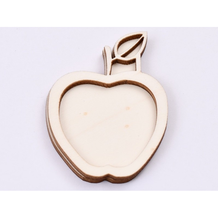 L479-Blank mar 2 straturi pentru licheni 6.5x5cm   -1 buc