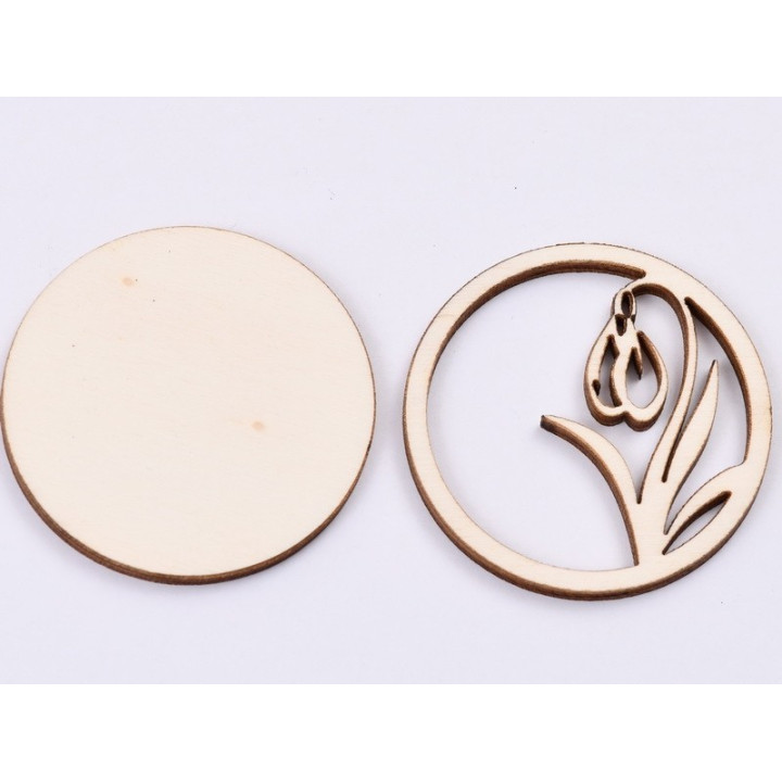 L480-Blank ghiocel 2 straturi pentru licheni 5cm   -1 buc