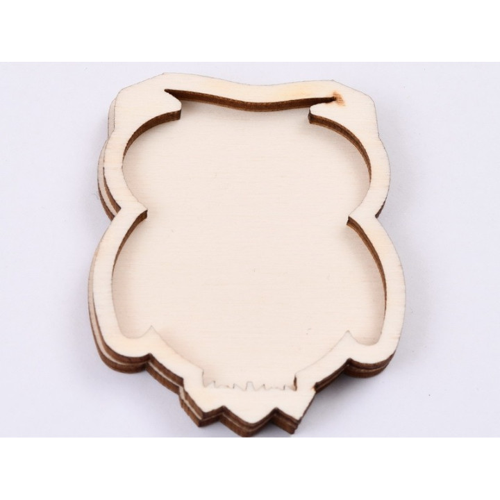 L482-Blank bufnita 2 straturi pentru licheni 5.5x4.5cm   -1 buc