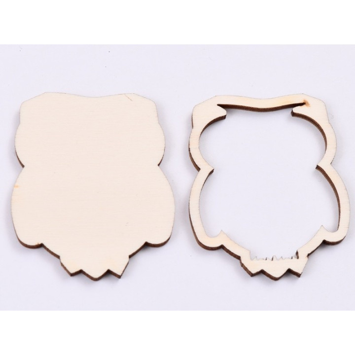 L482-Blank bufnita 2 straturi pentru licheni 5.5x4.5cm   -1 buc