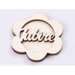 L484-Blank 3 straturi pentru licheni 5*5cm Iubire   -1 buc